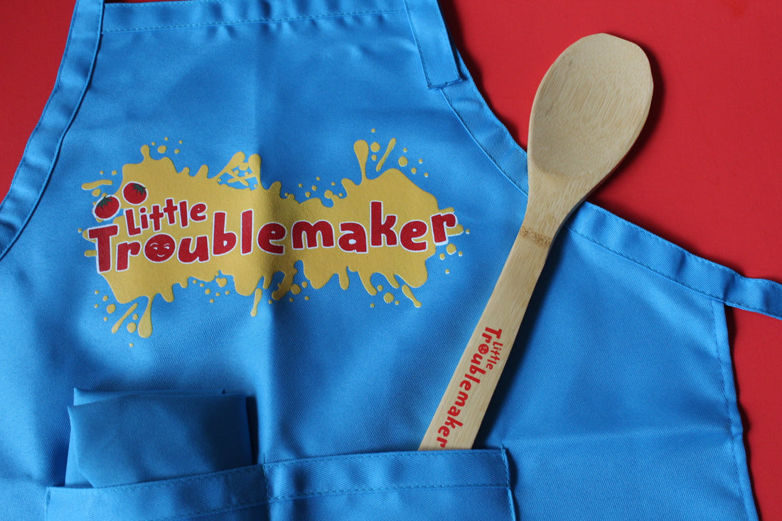 Little Troublemaker Makes a Mess Apron Set
